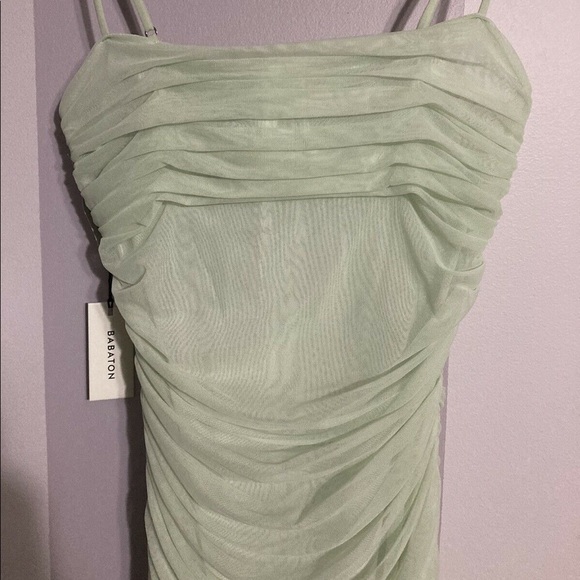 SOLD Aritzia Babaton Luxor Dress Size 2 aqua essence - Picture 9 of 10